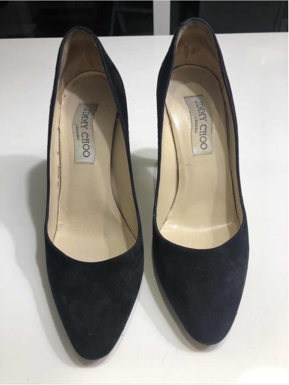 jimmy choo Romy Suede 85 mm Pump Black 7
